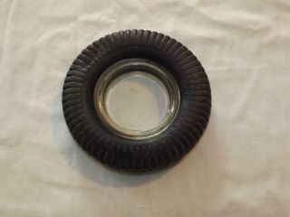 VINTAGE OLD CAR 1950 60S SEIBERLING ALL TREAD GLASS RUBBER TIRE 