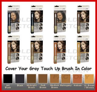   YOUR GRAY INSTANT TOUCH UP BRUSH IN HAIR COLORS   PICK YOUR COLOR