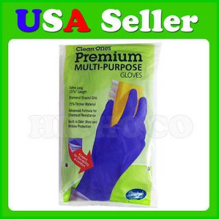 Pair Clean Ones Premium Thick Kitchen Cleaning Dish Washing Gloves 