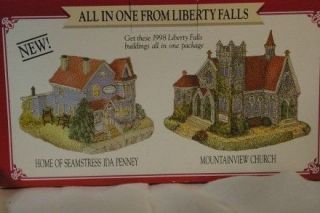   Falls Home Of Seamstress Ida Penny & Mountain View Church AH155,AH160