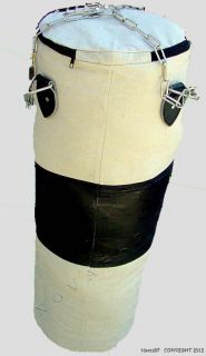   Long Canvas boxing kicking punching bag w/chain,Fr PriorityMail in US