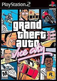 GRAND THEFT AUTO VICE CITY PS2 PLAYSTATION 2 COMPLETE GAME