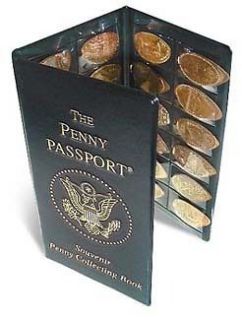 PENNY PASSPORT SOUVENIR PENNY COLLECTOR BOOKS **