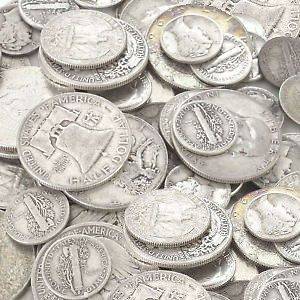 Face Value of 90%. Silver US coins. Pre 1965. Silver Bullion