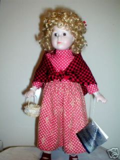 Heritage Mint Ltd, Porcelain Doll, 16 Blond w/ Curls