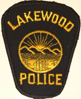 Rare Lakewood Police Patch, Cuyahoga County Sheriff, Cleveland, Ohio