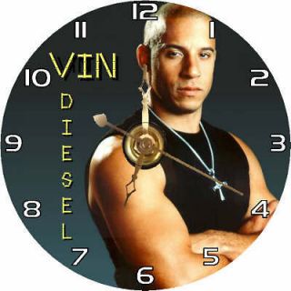 BRAND NEW Actor   Vin Diesel CD Clock