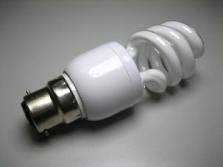 12V 10W COMPACT FLUORESCENT LAMP LIGHT BULB B22 12 VOLT CFL Lighting 