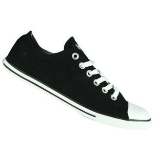 Converse CT Slim OX Black/White Canvas Trainers Womens Size