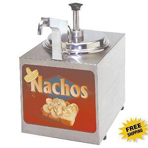 Gold Medal Nacho Cheese Warmer with Heated Pump Free Shipping in the 