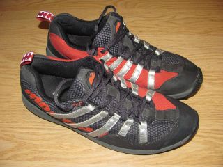 Mens Montrail Highlander Hiking Red/Black/silver Shoes US 10.5Sz very 