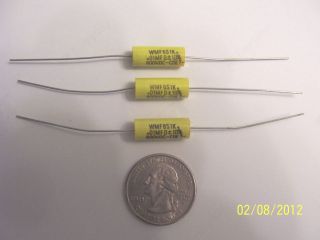 pc Cornell Dubilier Capacitors .01uF 600V 10% AXIAL for Tube Radios 
