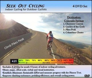 Cycling DVDs   Colorado Springs best rides, including Pikes Peak 