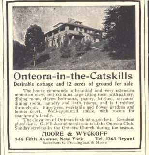 1907 lg b ad onteora in the catskills cottage for sale