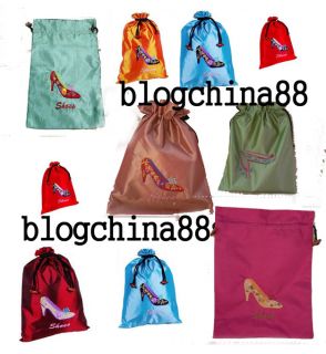 10PCS CHINESE HANDMADE SILK EMBROIDERY SHOES & CLOTH BAGS