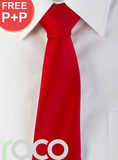 NEW BOYS HOLY 1st Communion RED TIE for Formal Suit