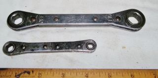 Cornwell tools No. RB1618 and No. RB810 ratcheting box 6 point wrench 