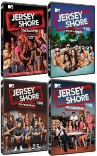 JERSEY SHORE COMPLETE SEASONS 1 2 3 & 4 NEW SEALED R1 DVD SET MTV *IN 