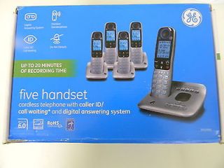 cordless phone 5 handsets in Cordless Telephones & Handsets