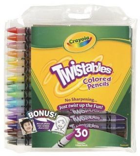 Crayola 30Ct Twistables Colored Pencils Toy New Fast Shipping