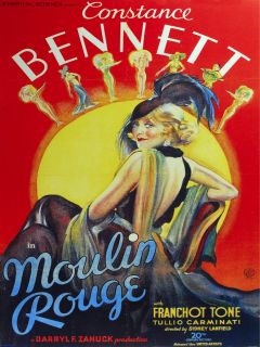 5952 constance Bennet Moulin Rouge POSTER.Interior design. Decoration 