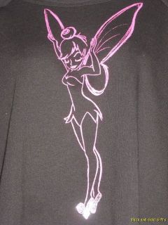 Small Juniors Disney Couture Peter Pan Long Sleeve Tinkerbell Jersey 