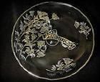 Silver City Glass 25th Anniversary Footed Plate   Sterling Silver 