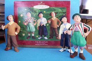 Hallmark Larry, Moe and Curly GOLFERS Ornament 2000 The Three Stooges