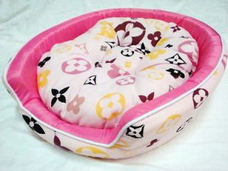 LOVELY PINK DOG BEDS Mat Crate Pets Dog Cat SMALL