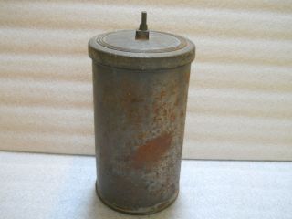 Vintage Ice Cream Maker Metal Canister Insert with turning Paddle 