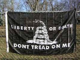 Gadsden Culpepper Liberty or Death black flag free ship