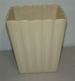Mary Carol Home Collection Ceramic Trash Can Cream Free Ship