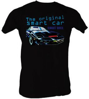 Knight Rider T shirt Smart Car Adult Black Tee Shirt