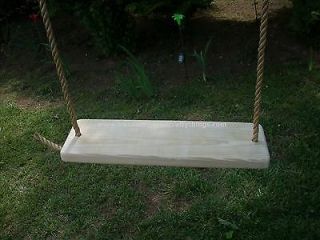 wooden tree swing in Swings