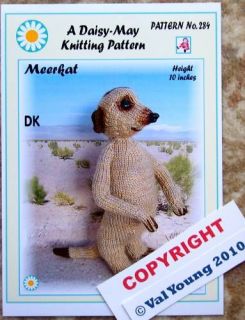   KNITTING PATTERN with DRESSING GOWN BY DAISY MAY 10ins PAT NO. 284