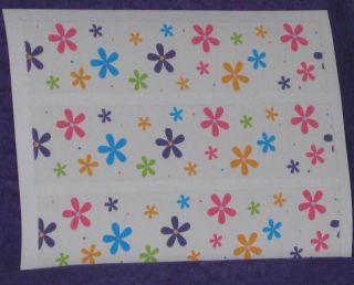 daisy prints edible icing sheets rice paper party one day