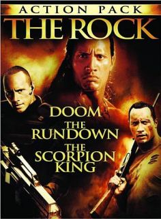 The Rock Action Pack DVD, 2009, 4 Disc Set