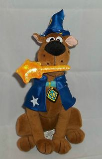  Stuffed Wizard Scooby Doo Magician Toy Wand Cape Magic Dog Great Dane