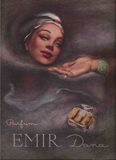Emir by Dana Perfume Advertisement   Franz Bischoff 1947