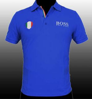 HUGO BOSS Italy Shirt T Shirt Jersey Soccer Football World Cup Azzuri 