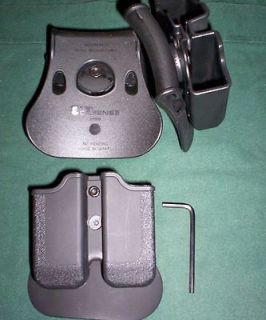   MAGAZINE SWIVEL POUCH RUGER P 89 90 93 94 944 95 9mm .40 S&W D DAO