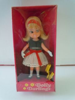 1966 Hasbro ( Hassenfeld Brothers ) Dolly Darlings # 8510 Tea Time 