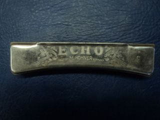 Hohner Echo Harmonica in C, 4 Hole Made in Germany, Pre WWII 6