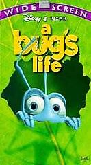Bugs Life VHS, 1999, Widescreen Version