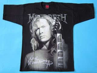 dave mustaine t shirt in Mens Clothing