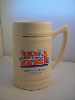 Super Bowl XLI 41 South Florida 2007 LRG Mug Colts Chicago Bears 