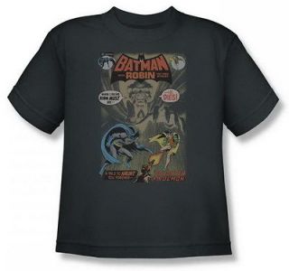 DC Comics Batman #232 Cover Youth Charcoal T Shirt BM1846 YT