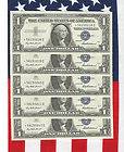 US COIN CURRENCY 1957 $1 SILVER CERTIFICATE GEM SN ★ 58150238 C 