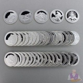   Parks Quarter ATB Roll Gem Deep Cameo 90% Silver Proof 40 US Coins