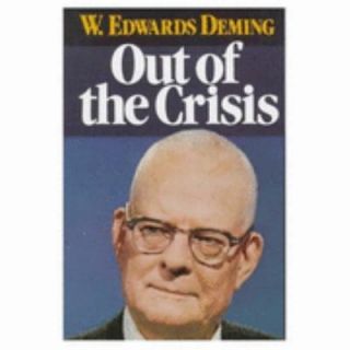 Out of the Crisis by W. Edwards Deming 1986, Hardcover